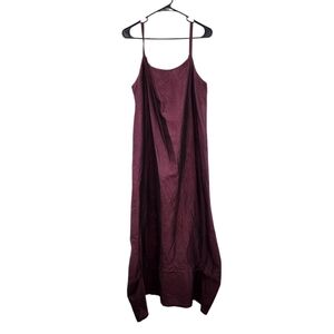 Mary Michele Little Women's Vintage Lightweight Spaghetti Straps Midi Dress - M